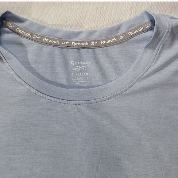 2-Pack GAIAM & Reebok Dri-Fit T-Shirts XL Green Blue Moisture-Wicking Tee - Picture 5 of 10